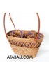 hand woven rattan ata grass handbags handmade balinese design